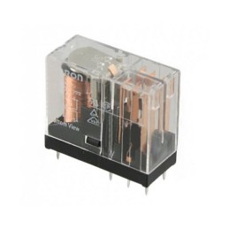 Omron g2-r2 12v Çift Kontak Röle 8Pin Şeffaf
