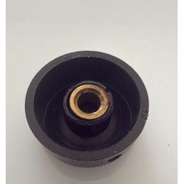 Potansiyometre Kafası Düğmesi 6mm Vidalı 30mm Noktalı
