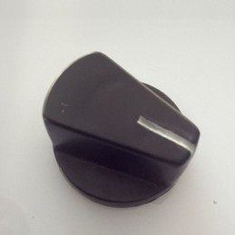 Potansiyometre Kafası Düğmesi 6mm Vidalı 26mm Oklu Çizgili