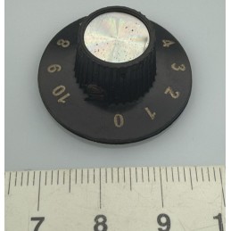 Potansiyometre Kafası Düğmesi 6mm Vidalı Numaralı Pot Kafası 28mm