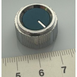 Potansiyometre Kafası Düğmesi 6mm Vidalı Metalik Metal Tip Pot Kafası 21mm