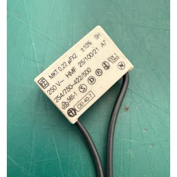 0.22mf 220nf AC kondansatör Kablolu Kondansatör 22mm 250VAC