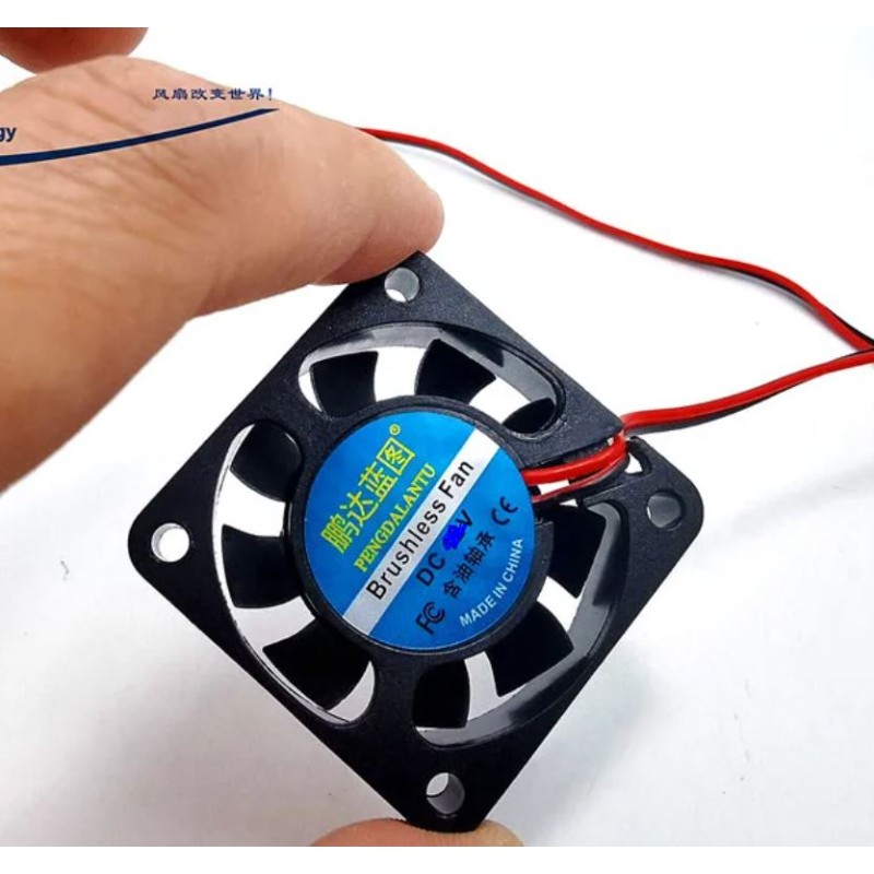 2507 24V 25x25x7mm Soğutucu Mikro Fan 2 KAblolu Mini Fan