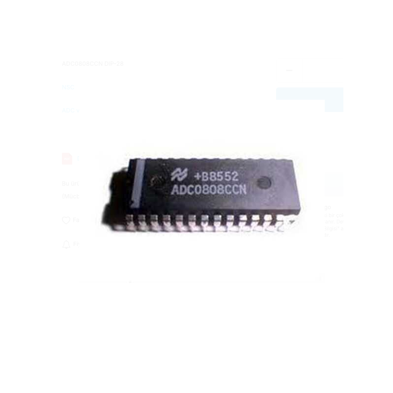 ADC0808CC ADC0808 DIP28 Entegre Devre Analog To Digital Converter