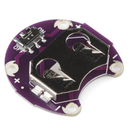 LilyPad Coin PCB  CR2032 Batarya Yuvası Dikilebilir Pil Tutucu