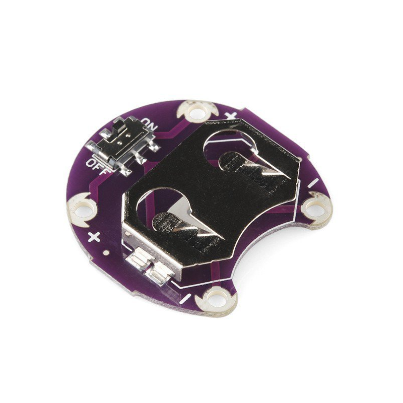 LilyPad Coin PCB  CR2032 Batarya Yuvası Dikilebilir Pil Tutucu