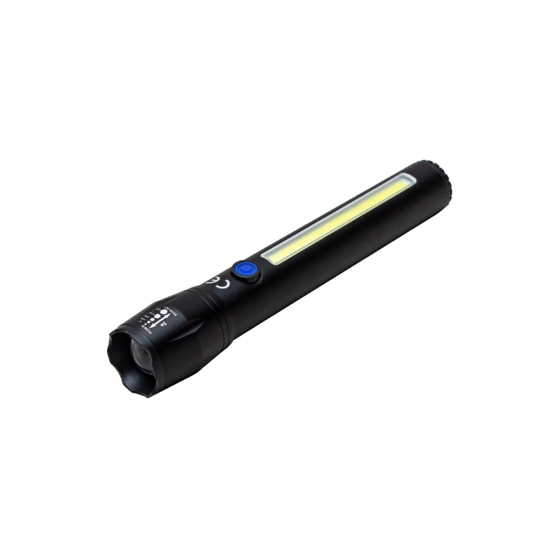 Powermaster PM-16754 Şarj Edilebilir 4 Modlu Zoomlu COB LED El Feneri