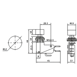 Mikro Switch Basmalı Ds-438