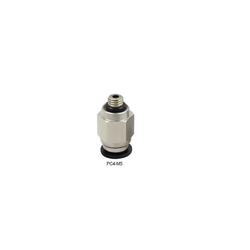 PC4-M5 Pnömatik itici 4mm Vidalı Teflon Boru Tutucu Kolay Tutuş