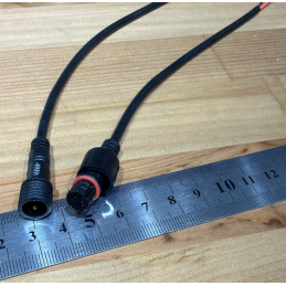 2Pin Kablolu IP67 Su Geçirmez Konnektör Takımı Erkek Dişi Sızdırmaz Set