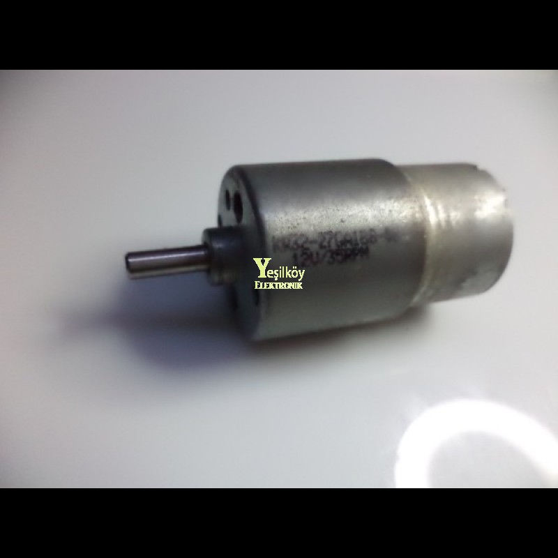 12v 35 devir redüktörlü motor