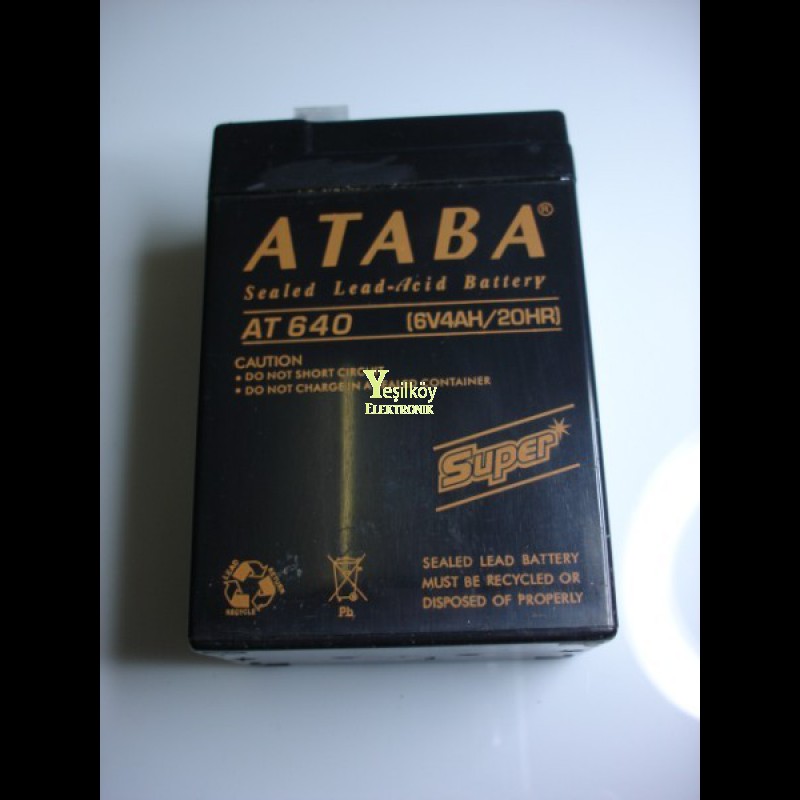 Ataba 6v 4a Akü Ataba 6v 4a Akü