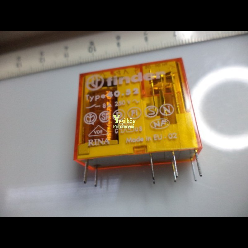 Finder 24v AC çift kontak röle Finder 24v AC çift kontak röle
