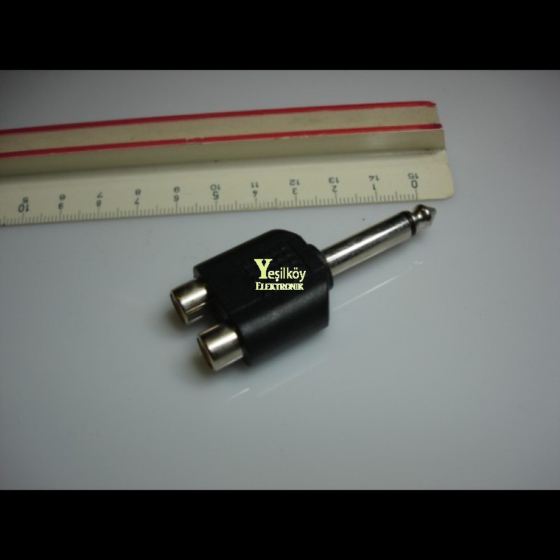 2RCA - 6.35mm Jak 2RCA - 6.35mm Jak