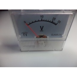 analog dc voltmetre 0-30v