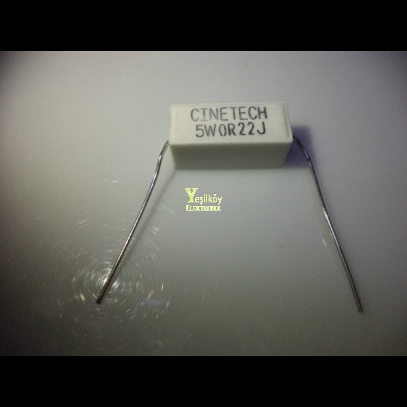 0.22R 5w taş direnç 0.22R 5w taş direnç