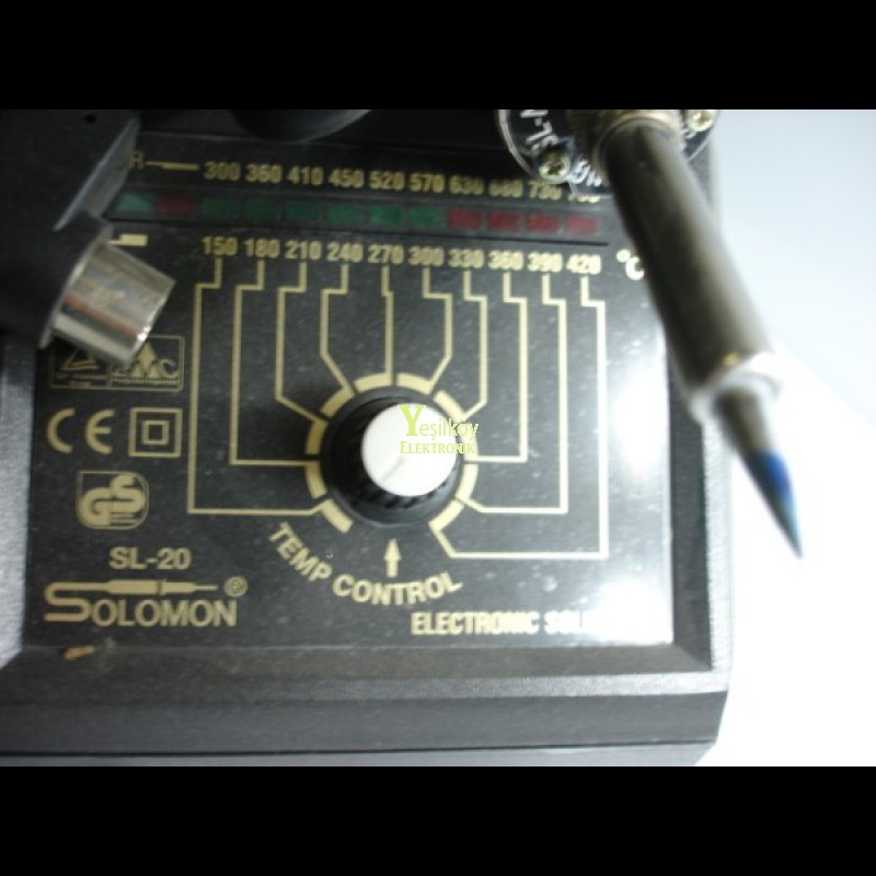 Solomon SL20 Analog Isı Ayarlı Havya Taiwan Kaliteli Orjinal