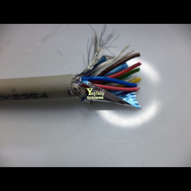 8x0.22mm blendajlı kablo 8x0.22mm blendajlı kablo
