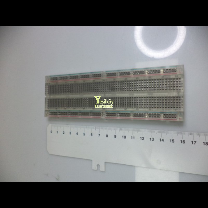 830 delikli şeffaf breadboard 830 delikli şeffaf breadboard