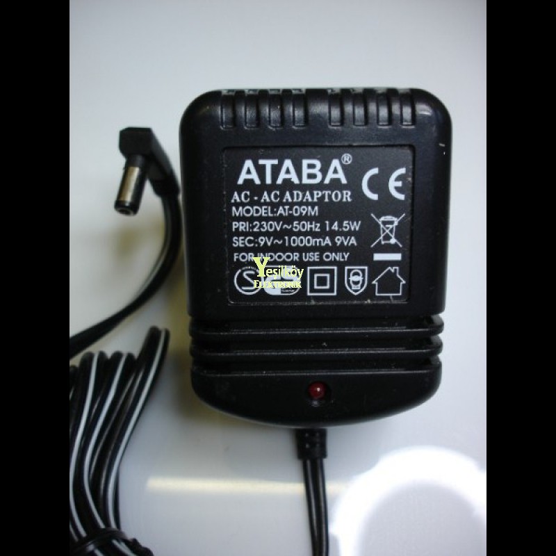9v AC adaptör 1000ma 9v AC adaptör 1000ma