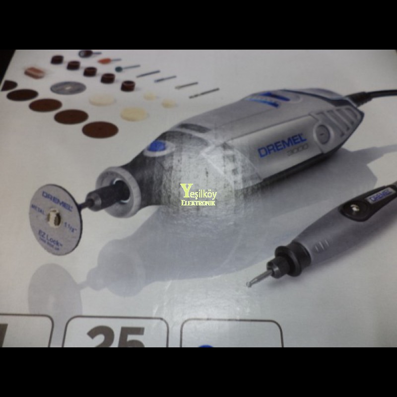 Dremel 3000 25 aksesuarlı matkap Dremel 3000 25 aksesuarlı matkap