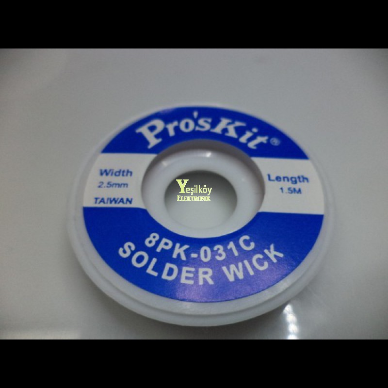 Proskit 2.5mm lehim çekme teli Proskit 2.5mm lehim çekme teli
