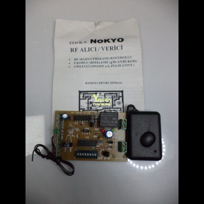 tek kanallı rf alıcı verici devre tek kanallı rf alıcı verici devre