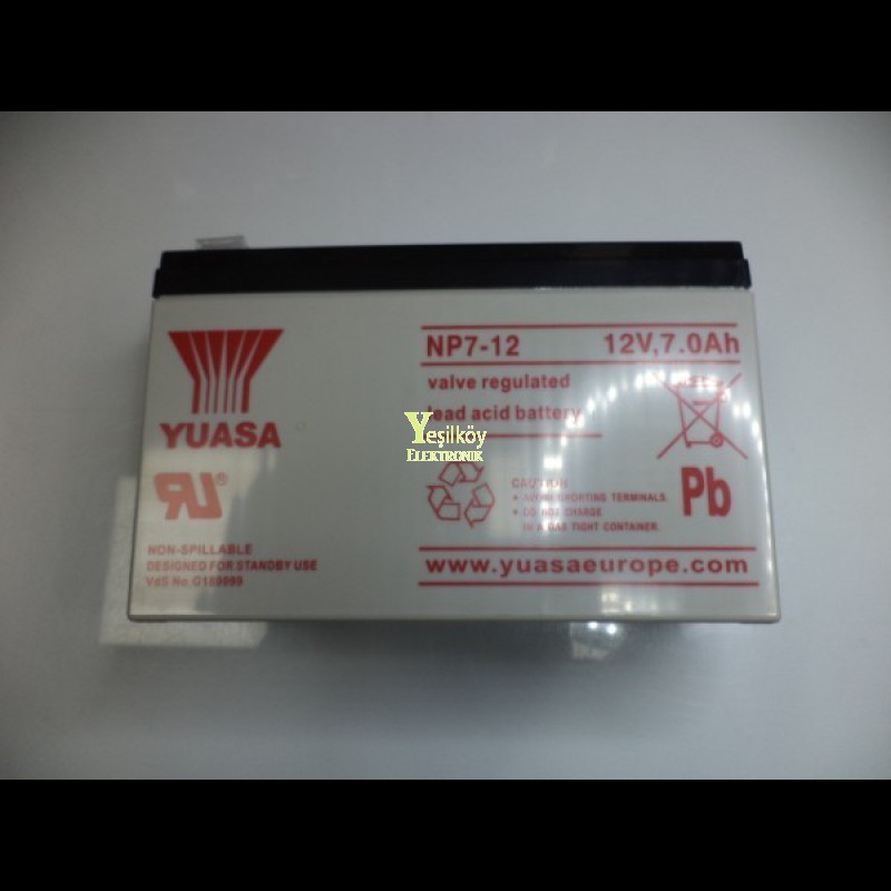 Yuasa 12v 7a akü