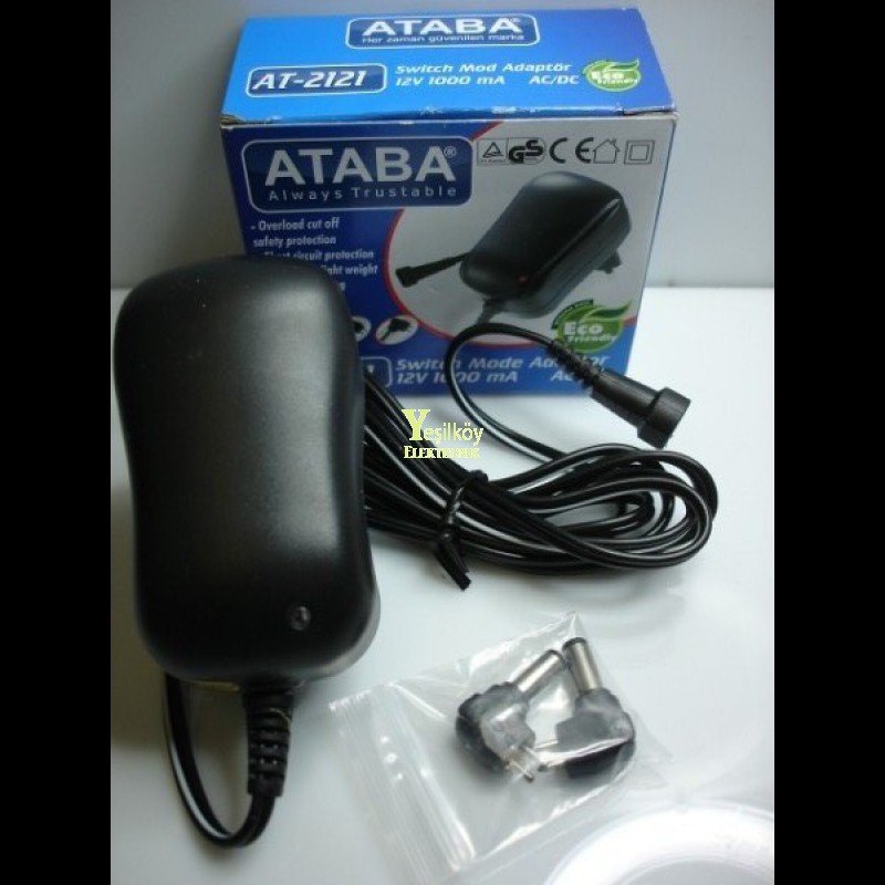 12v 1A adaptör 12v 1A adaptör