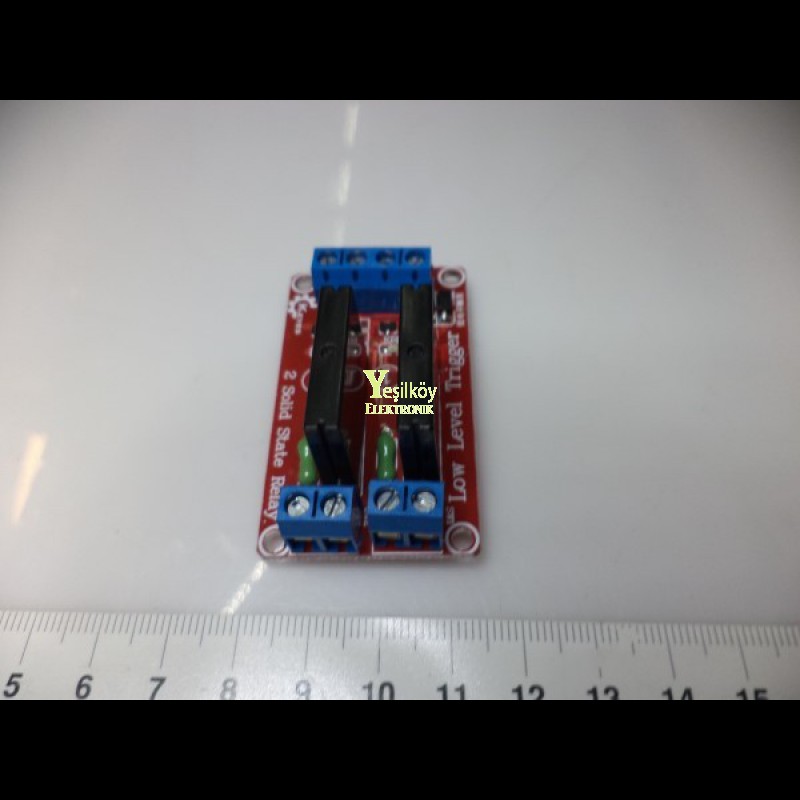 OMRON Röleli Solid State Röle Modülü Arduino 2KANAL SSR 5volt