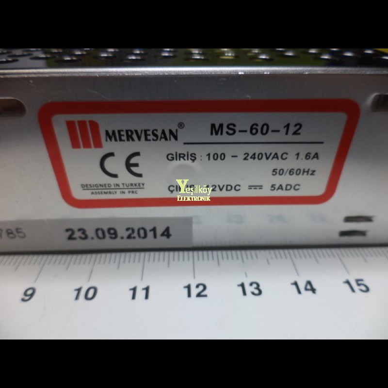 12v 5a 60w Mervesan 12v 5a 60w Mervesan