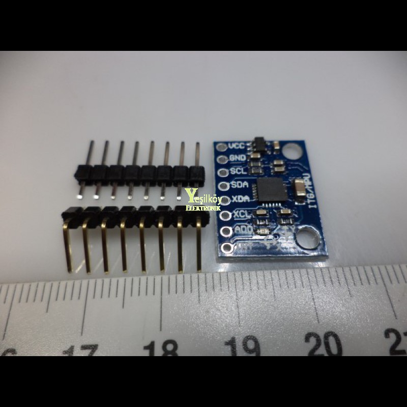 mpu650 3eksen gyroscope ve ivme modülü mpu650 3eksen gyroscope ve ivme modülü