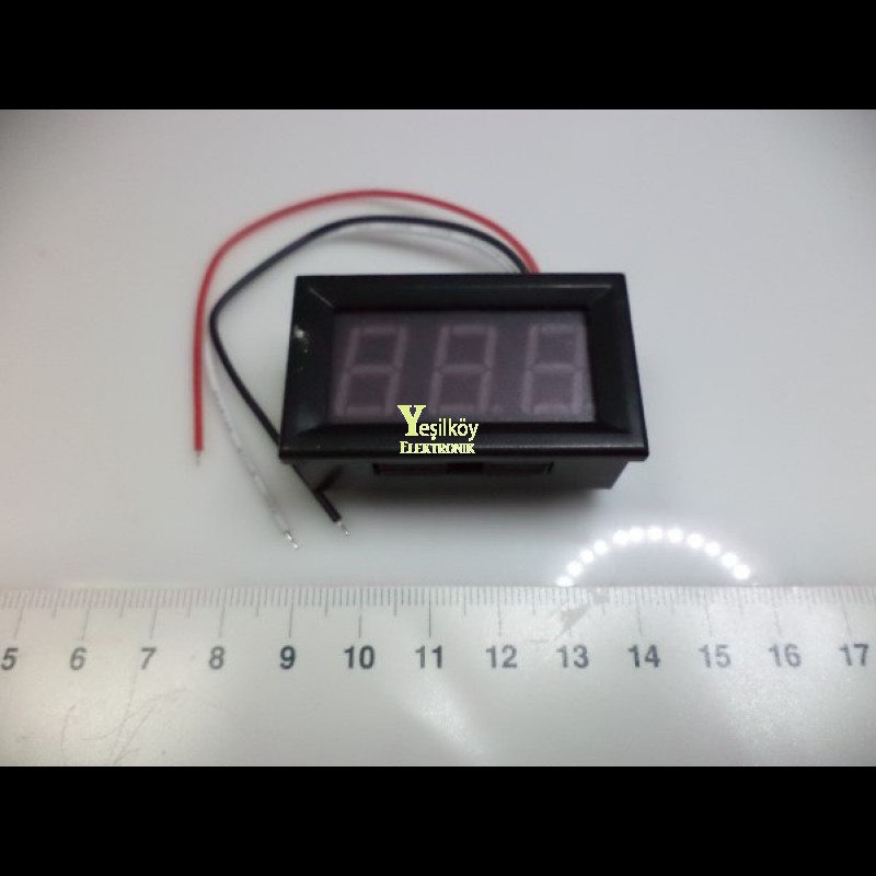 0-30v 3kablolu voltmetre