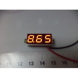 0.28inch 3.5-30v Voltmetre Kırmızı Mini