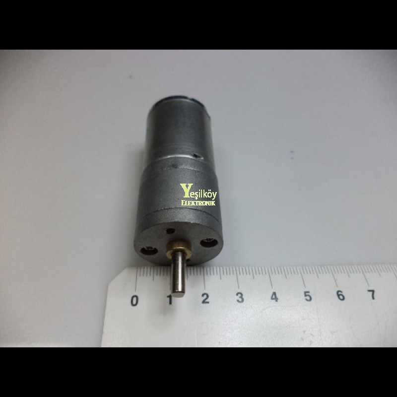 12v 35rpm 25mm Redüktörlü Motor