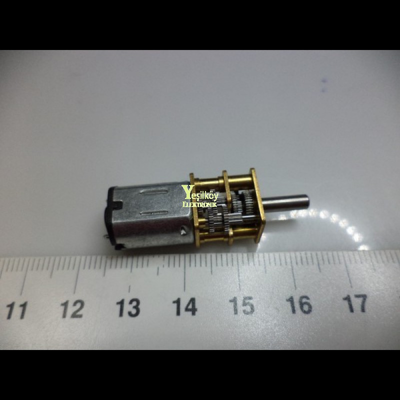 N20 12V 40rpm Redüktörlü Motor N20 12V 40rpm Redüktörlü Motor
