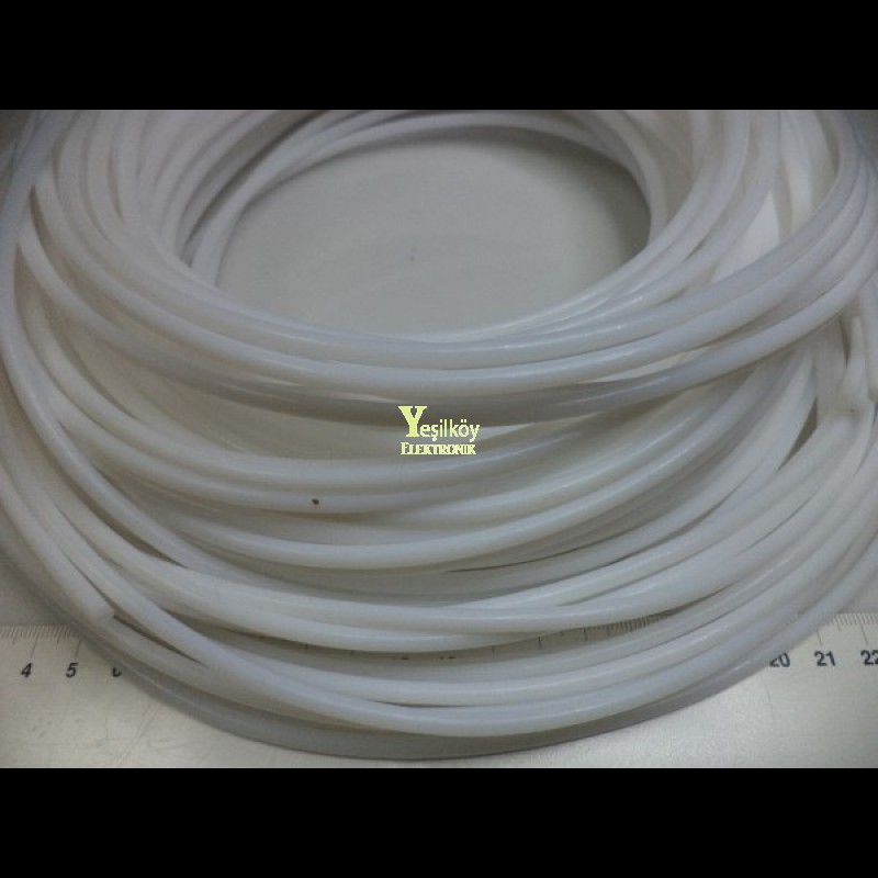 2x4mm PTFE Teflon Boru 2x4mm PTFE Teflon Boru