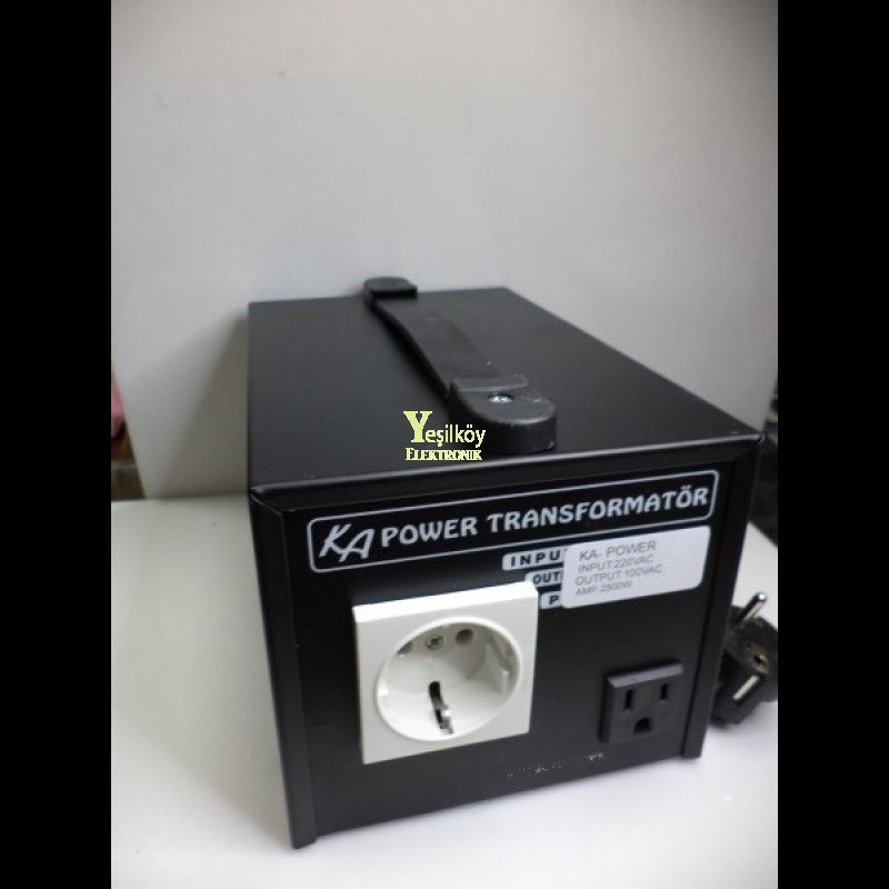 100volt 2500watt Japonya Dönüştürücü