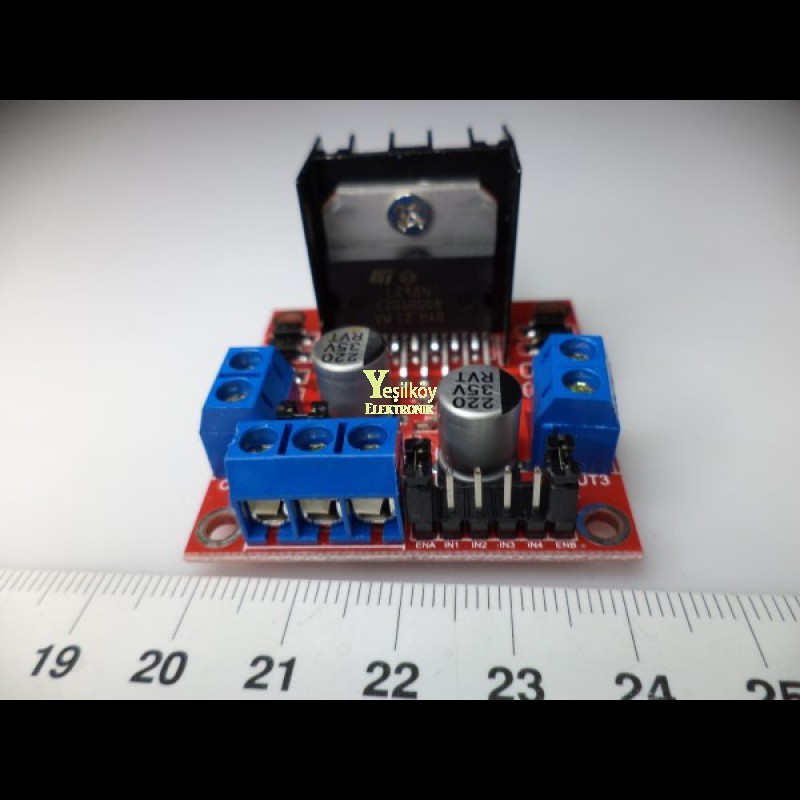 L298n motor sürücü modülü L298n motor sürücü modülü