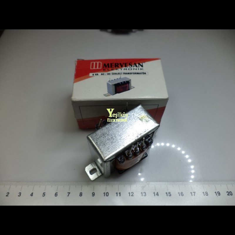 6watt 2x12volt Çıkışlı 220volt Trafo 6watt 2x12volt Çıkışlı 220volt Trafo