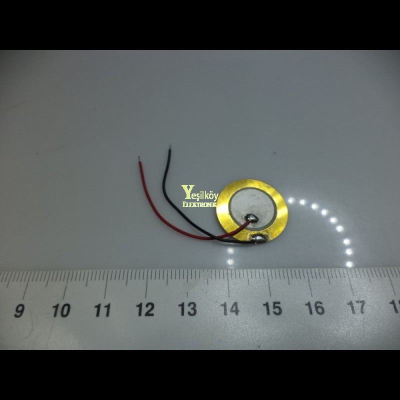 20mm Kablolu Piezo Buzzer 20mm Kablolu Piezo Buzzer