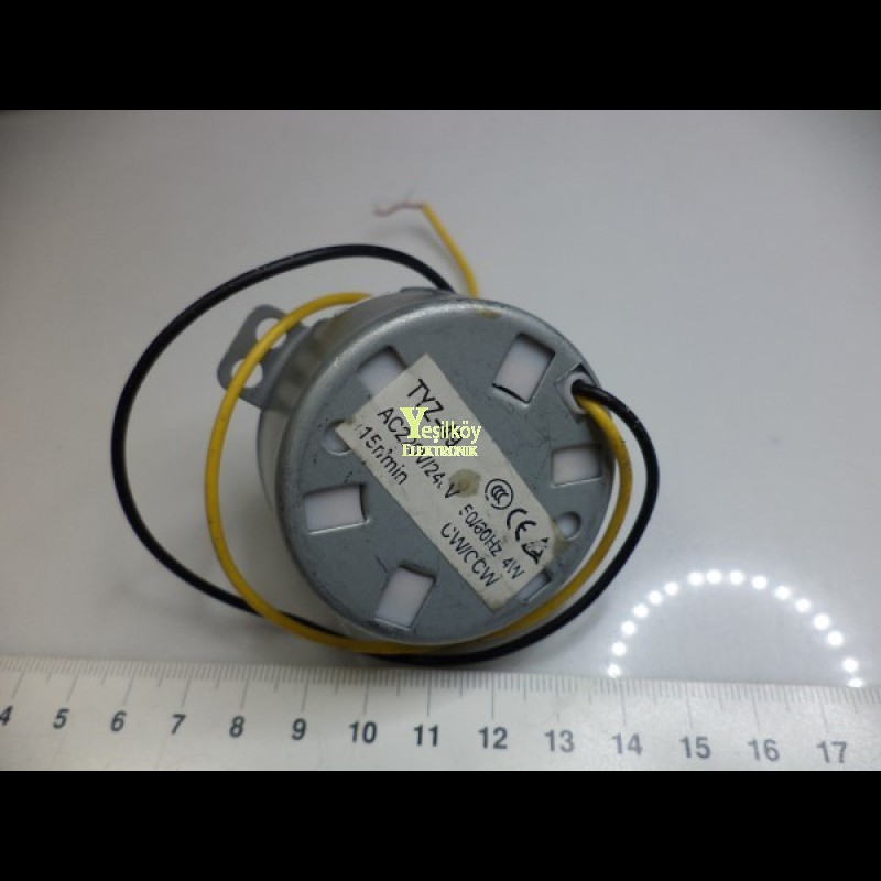 220v 15rpm AC Redüktörlü Motor