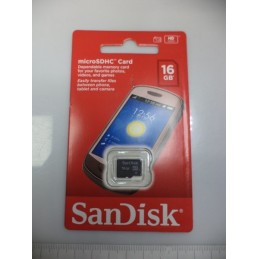 Sandisk 16gb Micro SD Card Class 4