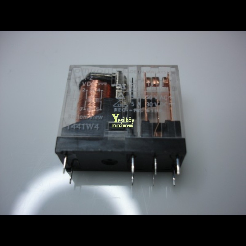 Omron 12v Çift Kontak Röle Omron 12v Çift Kontak Röle
