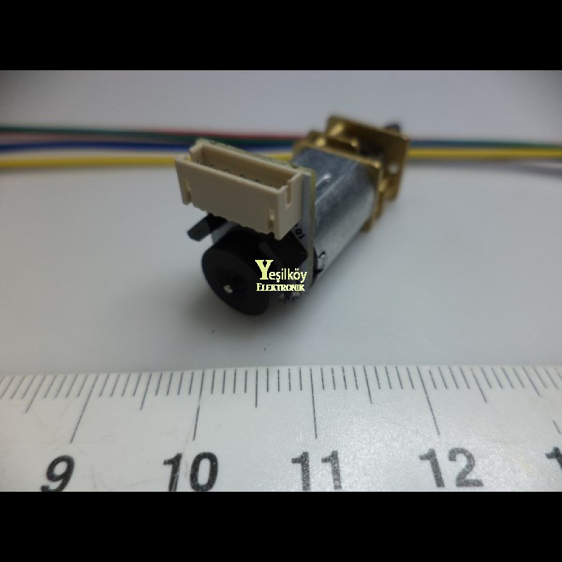 N20 6v 500RPM Enkoderli DC Motor N20 6v 500RPM Enkoderli DC Motor
