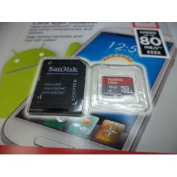 Sandisk 16gb Sd Kart Adaptörlü