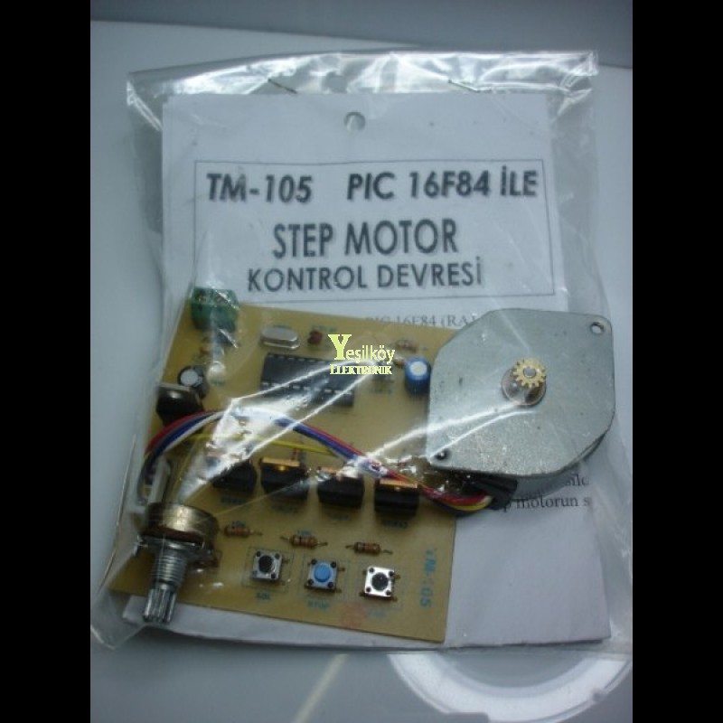 Pic16F84 ile Step Motor Kontrol Devresi Pic16F84 ile Step Motor Kontrol Devresi