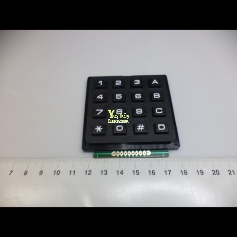 4x4 Keypad Siyah 4x4 Keypad Siyah
