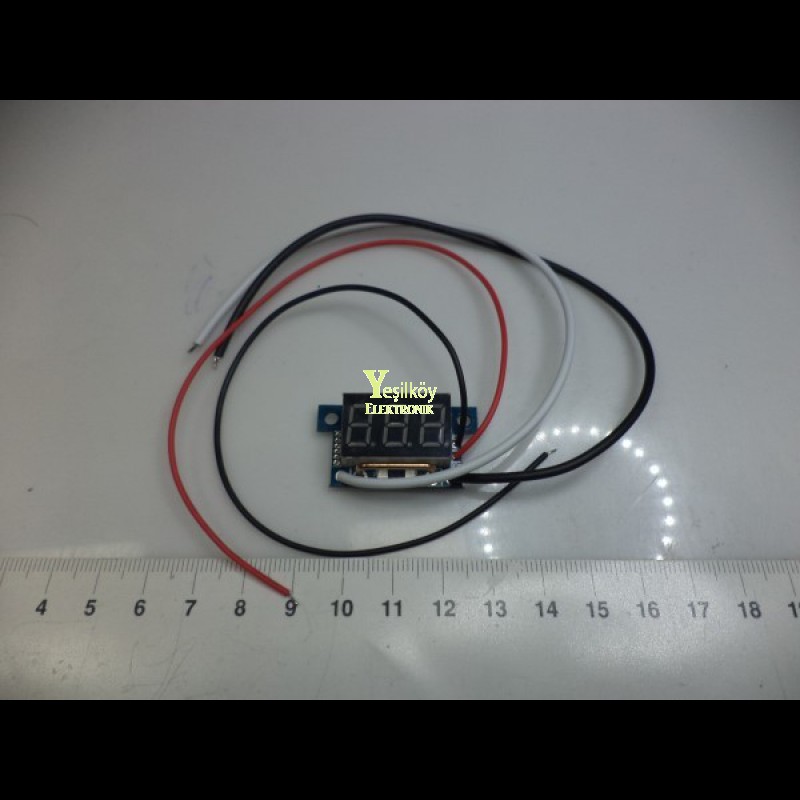 Micro Digital Ampermetre 10amper Kırmızı Micro Digital Ampermetre 10amper Kırmızı