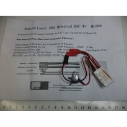 20A Fırçalı Motor ESC